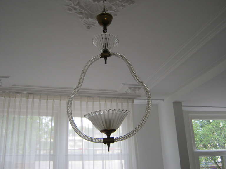 Murano Glass Lantern by Barovier & Toso In Good Condition For Sale In Antwerp, BE
