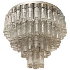 Giant Four Tier RAAK Ceiling Lamp Attributed to Carl Fagerlund, 1960
s
