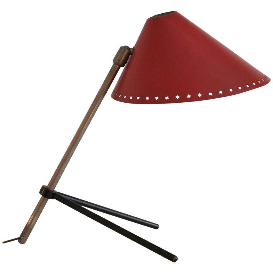 H. Busquet Pinocchio Lamp by Hala, 1950s, Holland