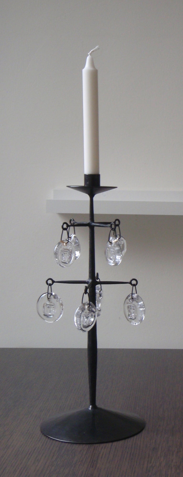 Scandinavian Modern Petit Candelabrum by Erik Hoglund