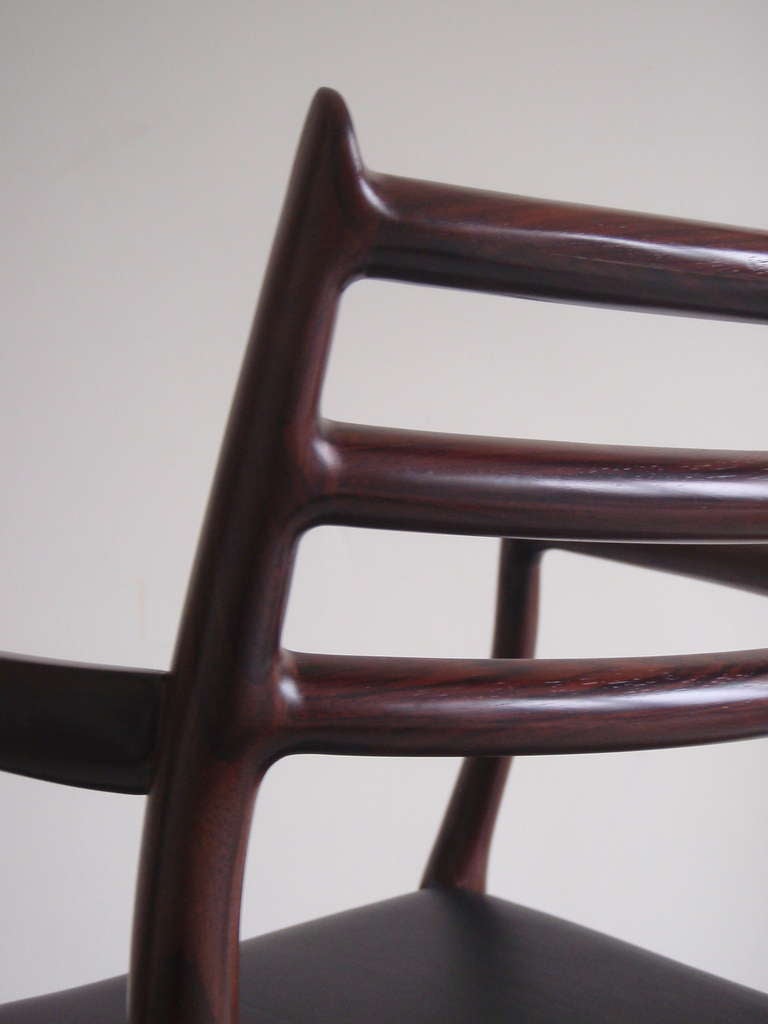 Rosewood Arm Chair by Niels Moller 1