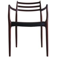 Rosewood Arm Chair by Niels Moller