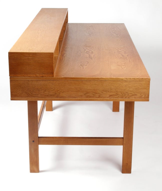 Oak Iconic flip top desk by Peter Løvig Nielsen for Løvig