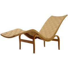 Used Early Sculptural Chaise Model 36 by Bruno Mathsson, Sweden, 1950s