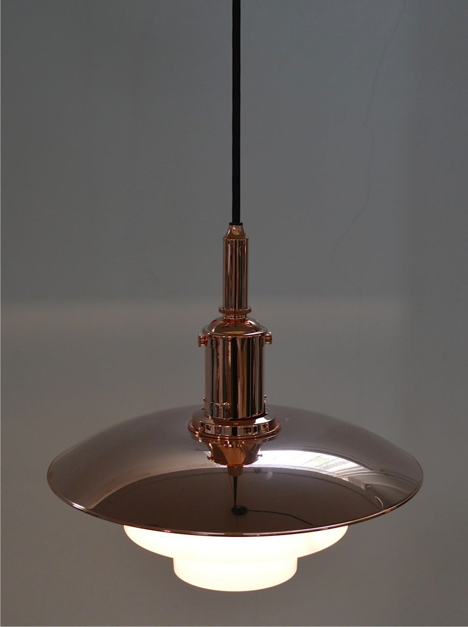 Danish Limited Edition PH 3 ½ - 3 Copper Pendant by Poul Henningsen