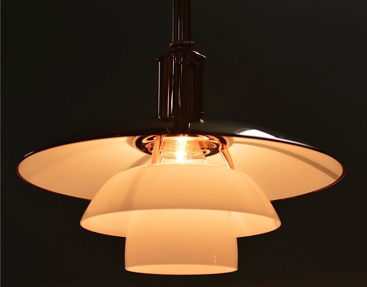 Limited Edition PH 3 ½ - 3 Copper Pendant by Poul Henningsen In Excellent Condition In Utrecht, NL