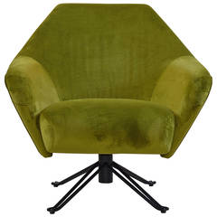 Chartreuse P32 Arm Chair by Osvaldo Borsani for Tecno 11