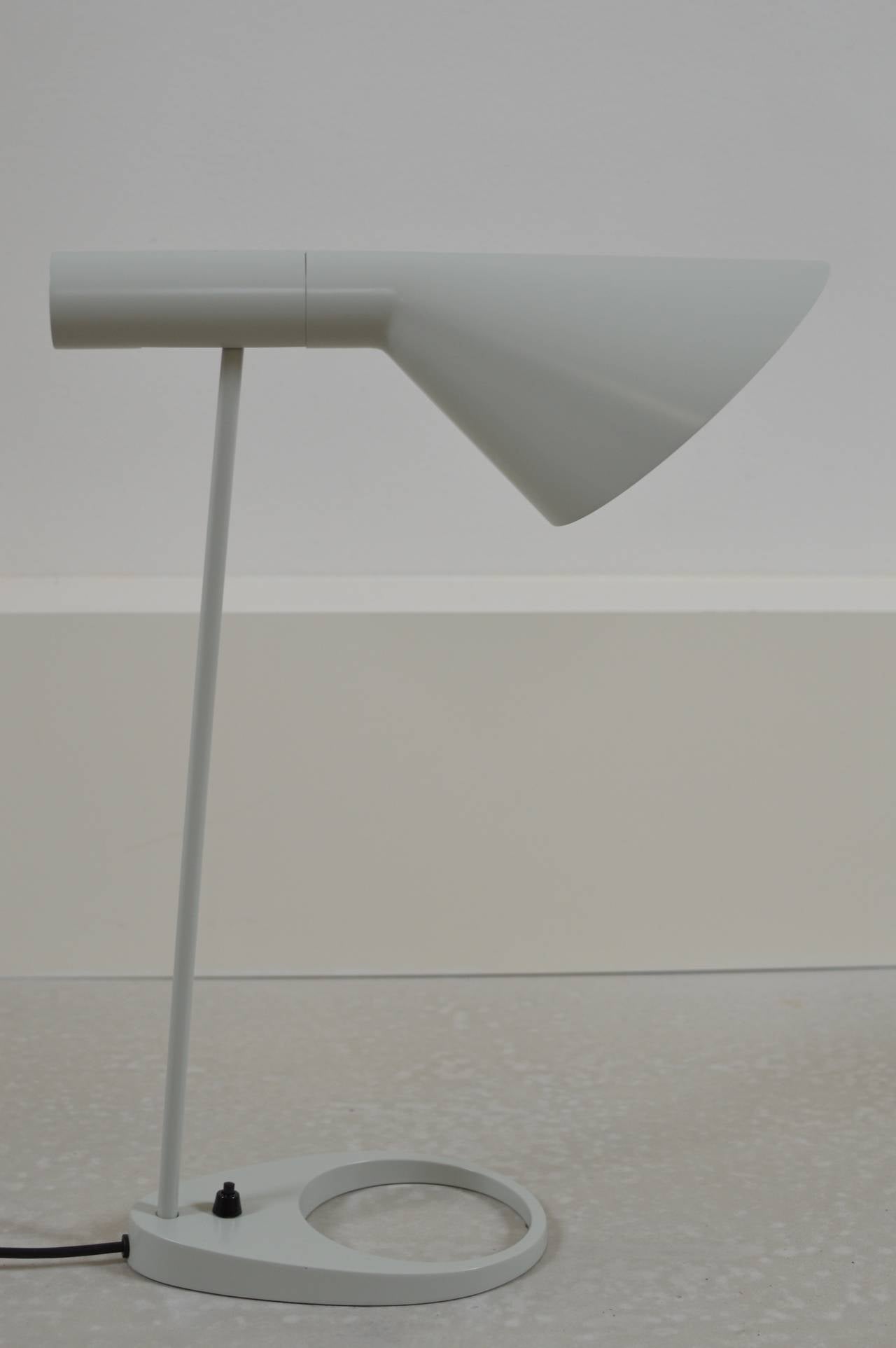 Scandinavian Modern Arne Jacobsen 'Visor' Table Lamp by Louis Poulsen
