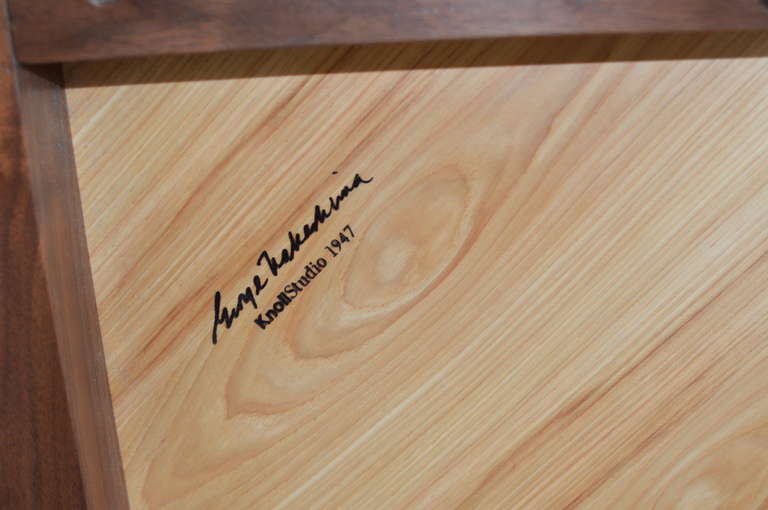 Splay Leg Table by George Nakashima for Knoll International In Good Condition In Utrecht, NL