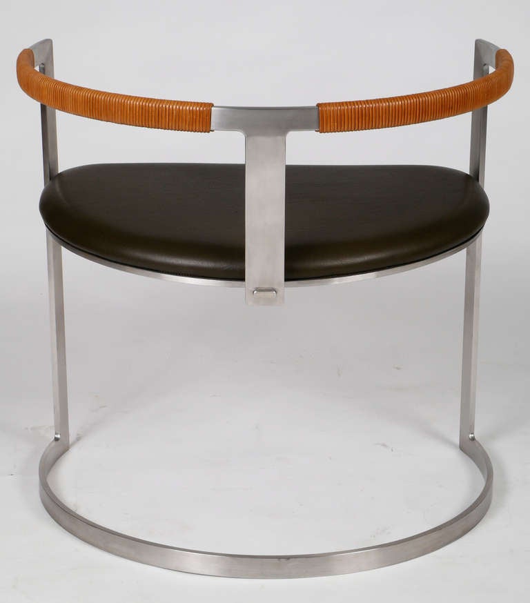 Scandinavian Modern Sculpture Chair by Jørgen Kastholm and Preben Fabricius