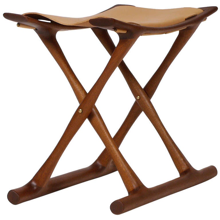 Ole Wanscher "Egyptian" Folding Stool at 1stDibs