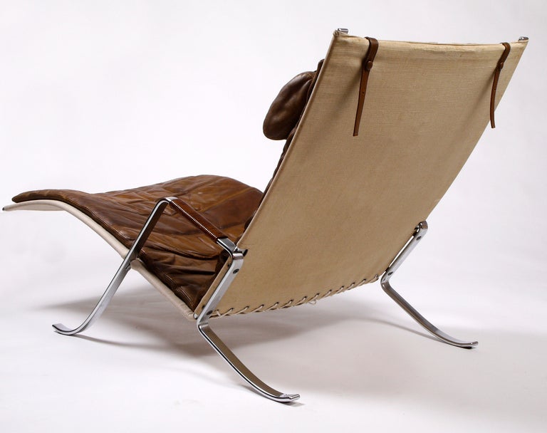 Danish First edition Grasshopper Lounge Chair by Preben Fabricius & Jørgen Kastholm