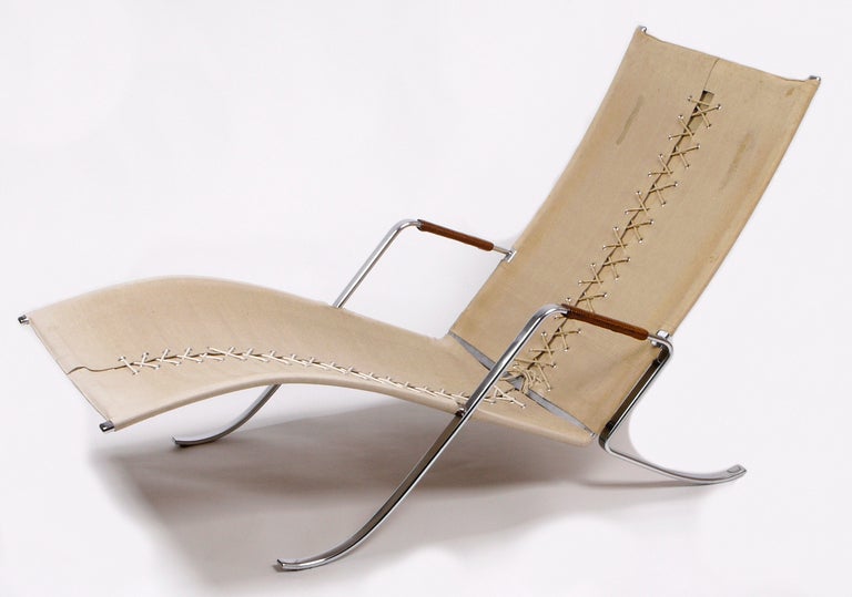 First edition Grasshopper Lounge Chair by Preben Fabricius & Jørgen Kastholm In Good Condition In Utrecht, NL