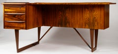 Rosewood Boomarang desk by Peter Lovig Nielsen 