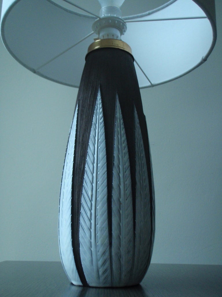 Swedish Paprika Vase Lamp By Anna-Lisa Thomson For Upsala-Ekeby
