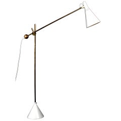 Rare Tapio Wirkkala counter balance floor lamp for Idman Oy