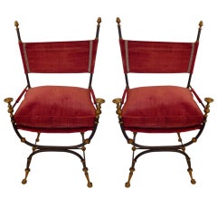 A Pair of Neo-Classical Armchairs Attributed to Jansen