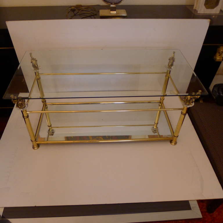 A Two Tier Elephant  Neoclassical Coffee Table