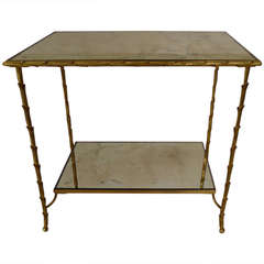 Two Tier Maison Bagues Coffee Table in Bronze 