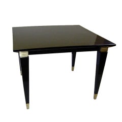 Style of Dominique Art Deco Square Coffee Table