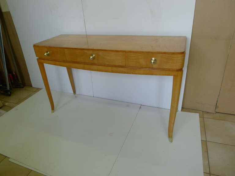 a fine Decoene console in maple