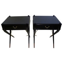 A Pair Of Fine Italian Side Tables Circa 1950