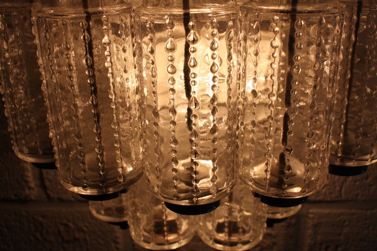 Dutch Raak lamp ful in glas very rare In Good Condition In LA Arnhem, NL