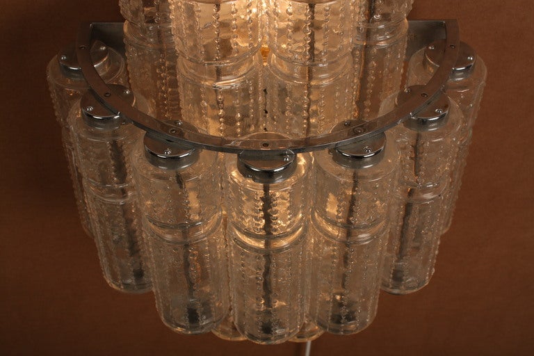 Dutch Raak lamp ful in glas very rare 2