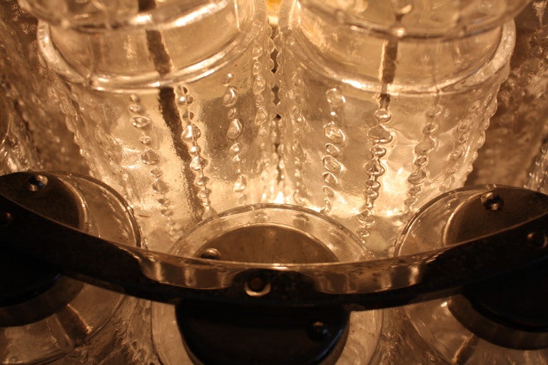 Dutch Raak lamp ful in glas very rare 4