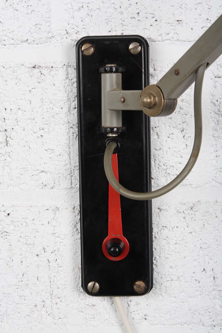 Rietveld Panama Lamp Gispen Dutch Design In Good Condition In LA Arnhem, NL