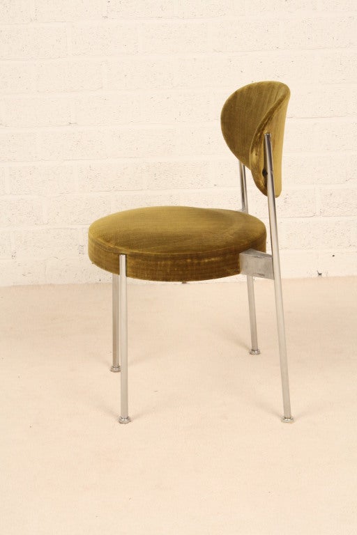 Verner Panton set of six Thonet chairs serie 430