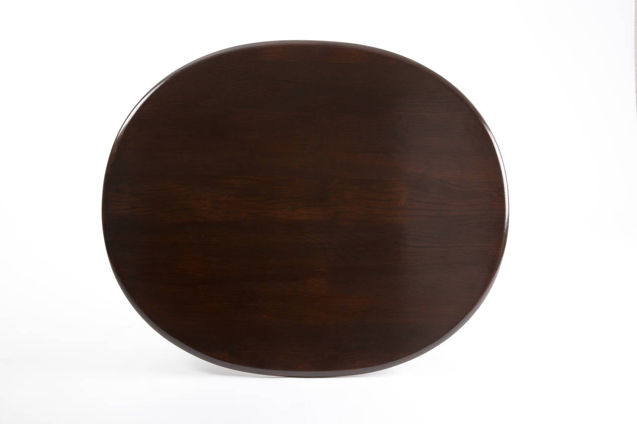 Mid-20th Century Ercol england oval table with magazin layer