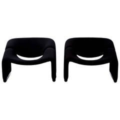 Artifort "Groovy" Chair by Pierre Paulin Dutch Design set of two