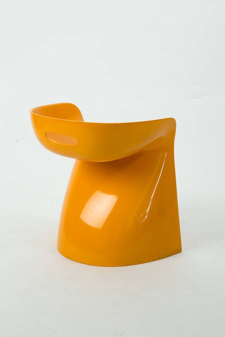 Mid-Century Modern Winifred Staeb Orange Sculpture Chair