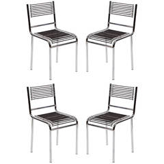 rene herbst chrome plated chairs