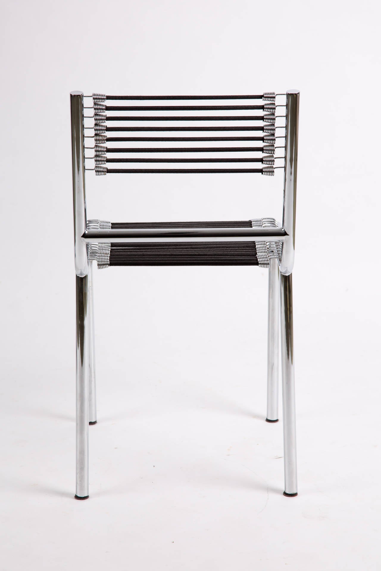 rene herbst chrome plated chairs In Good Condition In LA Arnhem, NL