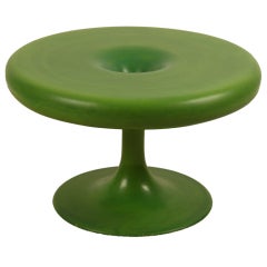 Green Mushroom Polyester Table by Eero Aarnio