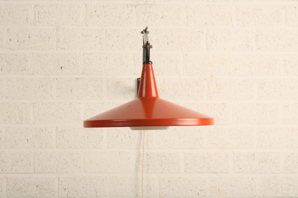 Rietveld Panama Lamp Gispen Dutch Design Red 4