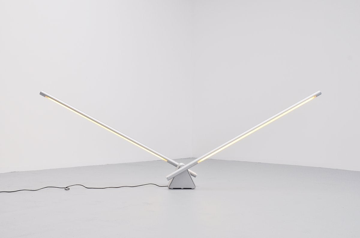 Rodolfo Bonetto Sistema Flu Lamp for Luci, 1981