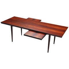Retro Danish Rosewood Coffee Table with Nesters, 1960