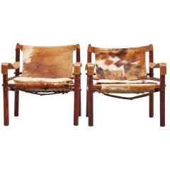 Arne Norell Safari Chairs Scanform 1960