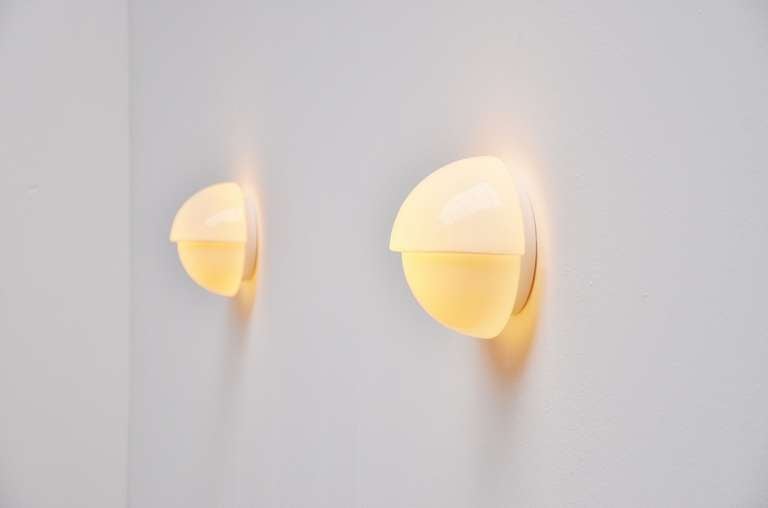Raak Sergio Asti Sconces Set Of 8 Holland 1978