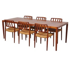 Bramin HW Klein extendable dining table in teak 1960