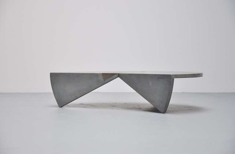 Henk Erkelens Artwork Coffee Table, Unique Piece, 1972 1