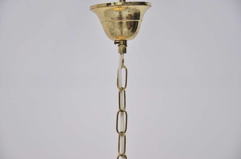 Mother Of Pearl Belgian Pendant Lamp 1970 1