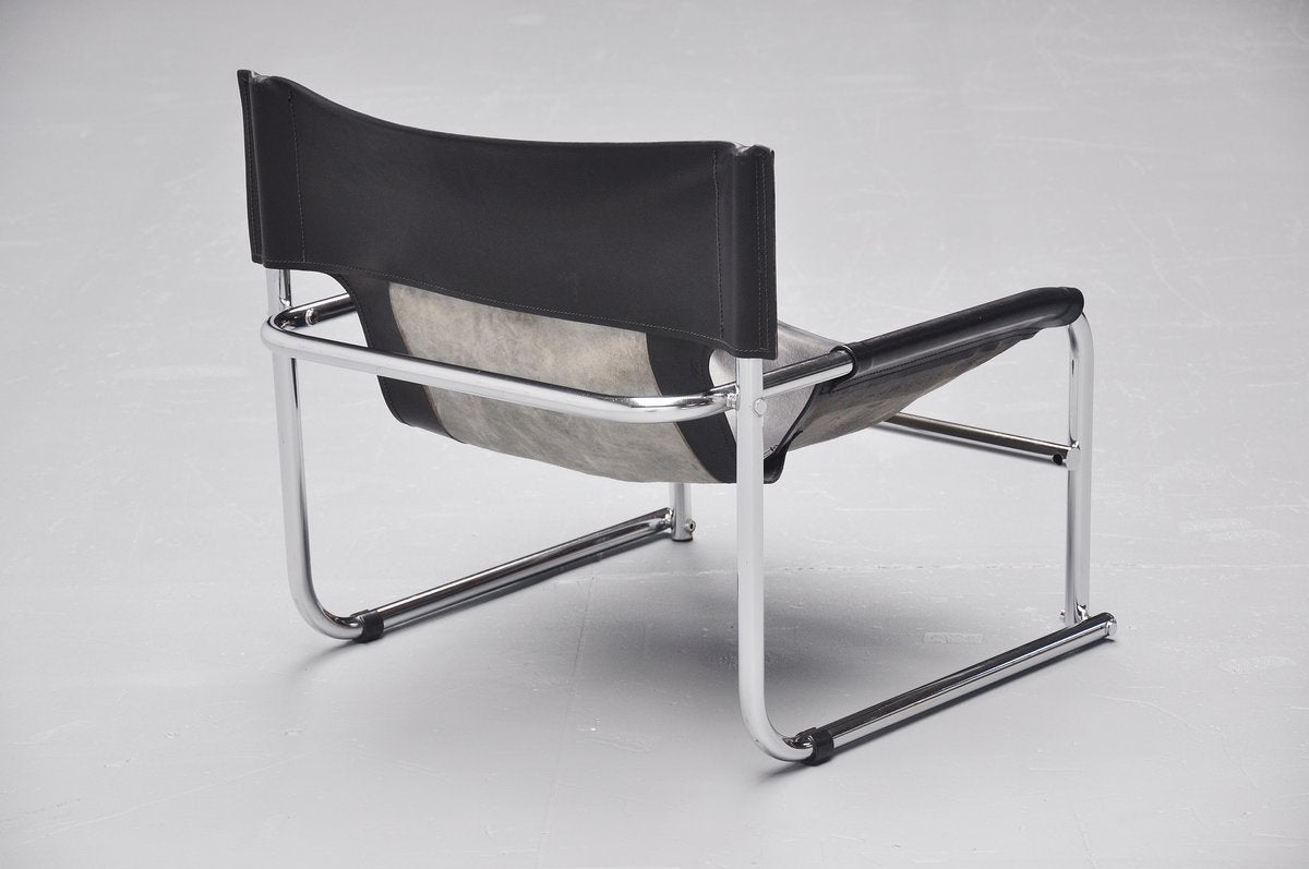 Rodney Kinsman T1 Sling Lounge Chairs Bieffeplast, 1967 In Good Condition In Roosendaal, Noord Brabant