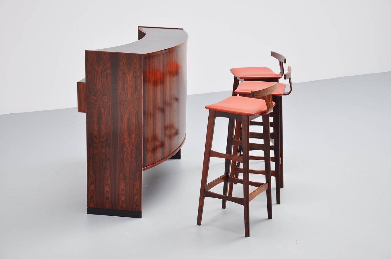 Mid-20th Century Erik Buck Bar Cabinet Dyrlund, 1960