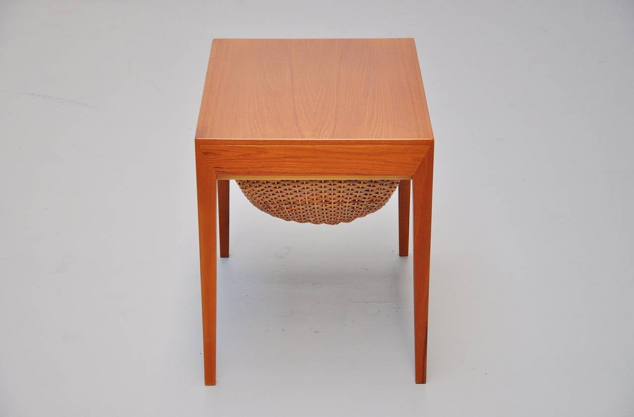 Severin Hansen Sewing Table by Haslev, Denmark, 1955 2