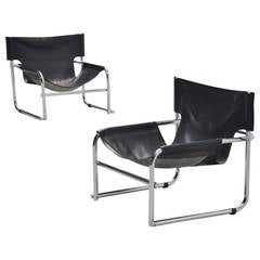 Rodney Kinsman T1 Sling Lounge Chairs Bieffeplast, 1967