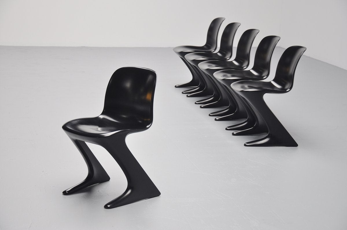 Plastic Ernst Moeckl Kangaroo Chairs for Horn, Germany 1968